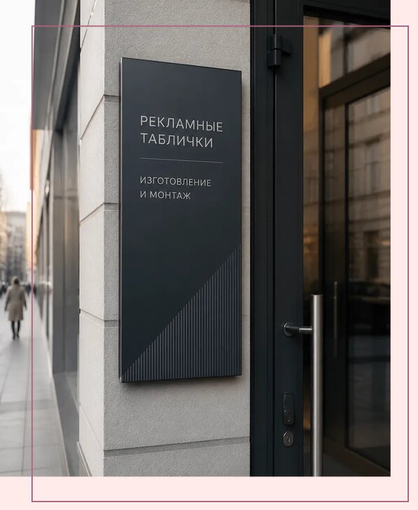 Рекламные таблички в Инте по цене от 4564 р. | Аванза-Инт